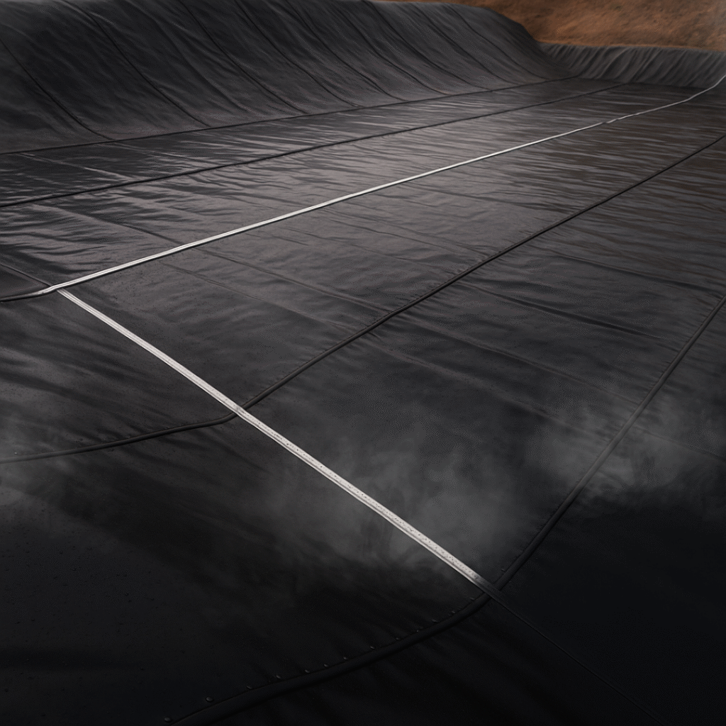 Geomembrana conductiva negra