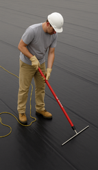 Geomembrana conductiva negra