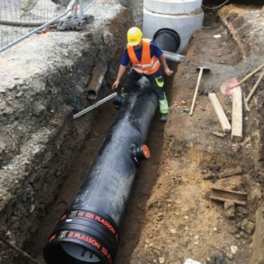 Collarín de transición HDPE–PVC