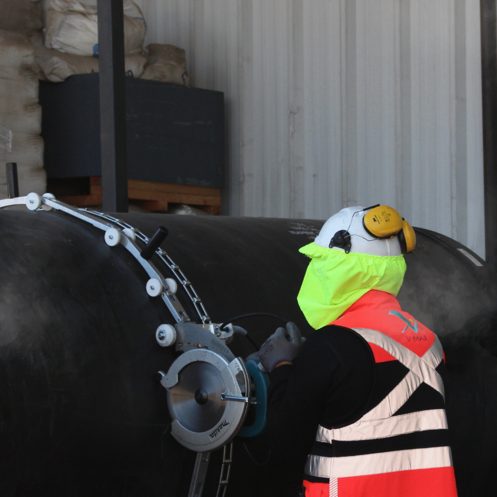Servicio de Electrofusión PLASSON para Grandes Diámetros